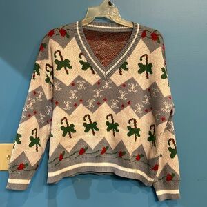 Christmas Ugly Sweater Top and Bottom Size XL